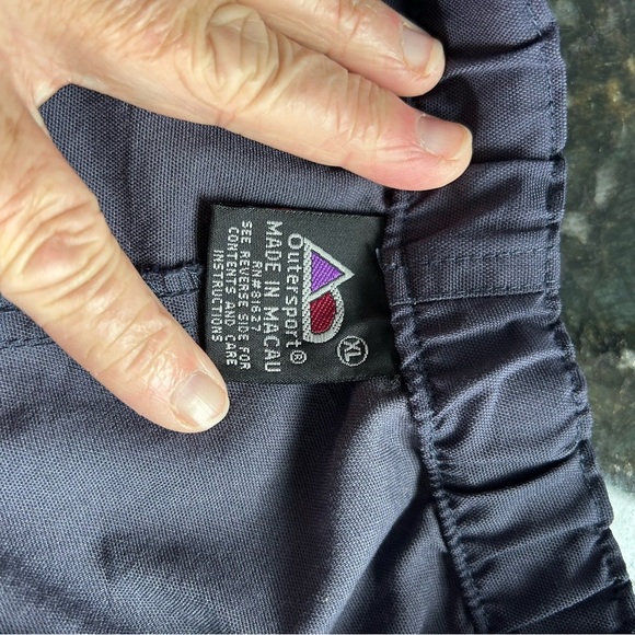 OuterSport men’s zip off hiking cargo pants. Elastic waist w belt. Nylon. Cargo - Picture 6 of 13